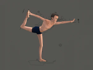 oğlan - hileli bir karakter 3D Model