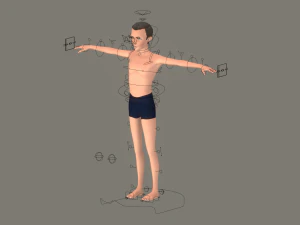 boy - a rigged character 3D Model