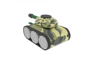 simple tank 3D 모델