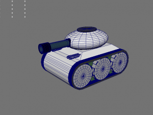 simple tank Model 3D