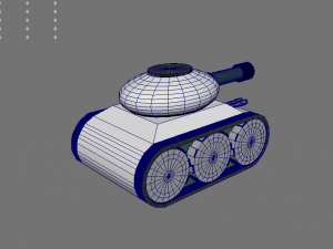simple tank Model 3D