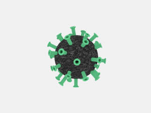 simple virus 3D 모델