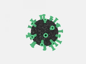 simple virus 3D Model