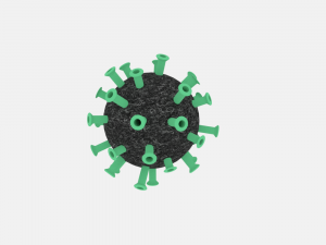 simple virus Model 3D