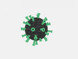 simple virus 3D Model