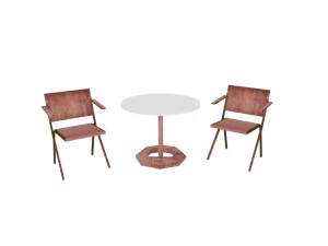 tavolo e sedie Modello 3D