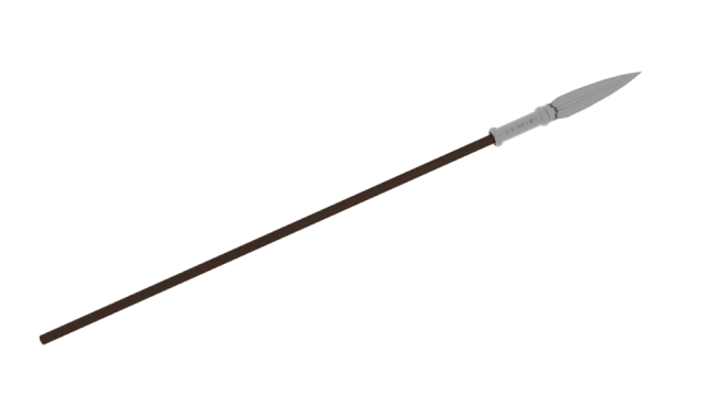 spear with runes 3D 모델 .c4d .max .obj .3ds .fbx .stl .blend 