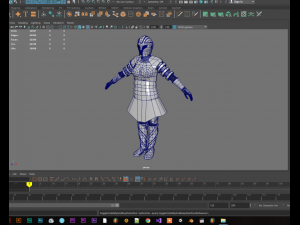 simple armor 3D 모델