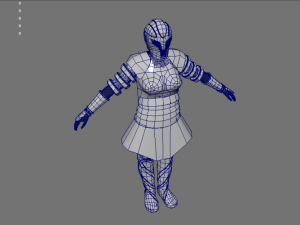 simple armor 3D 모델