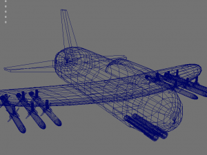 simple plane Modelo 3D