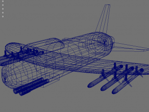 simple plane Modelo 3D