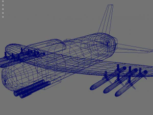простий літак 3D Модель