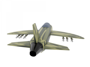 simple plane Modelo 3D