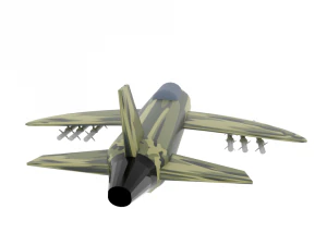 простий літак 3D Модель