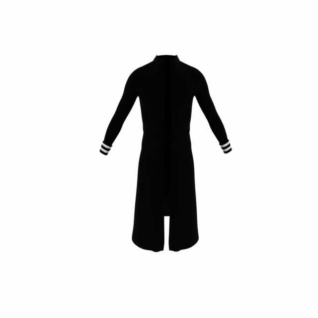 simple coat 3D Модель .c4d .max .obj .3ds .fbx .stl .blend 
