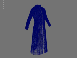 简单的外套 3D 模型