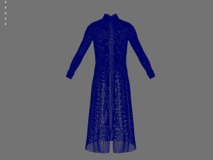 简单的外套 3D 模型