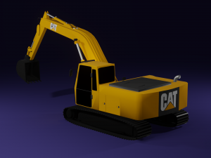excavator caterpillar 3D-Modell