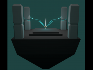 magic sword 3D-Modell