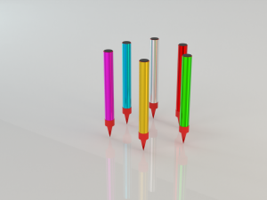 fireworks 3d Model 3D