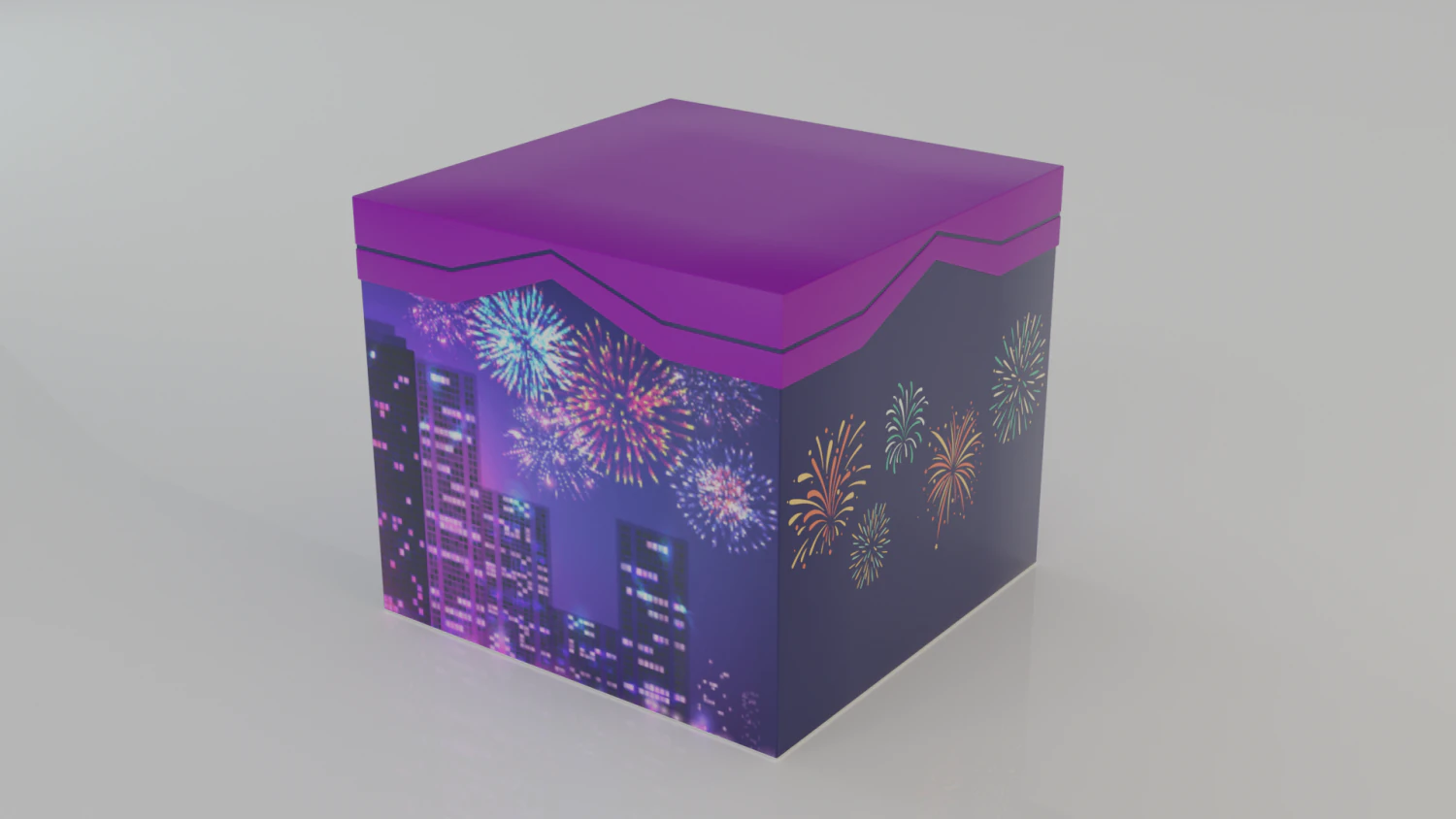 fireworks 3d 3D Model .c4d .max .obj .3ds .fbx .stl .blend 