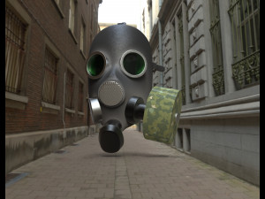 gas mask Model 3D