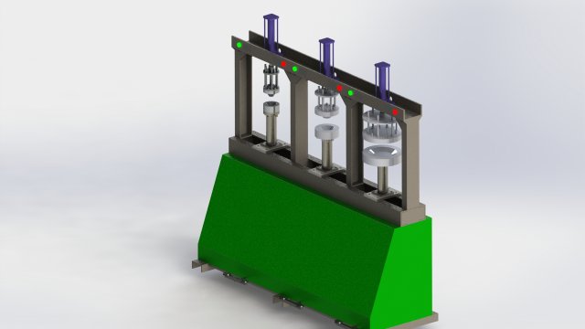areca leaf plate making machine 3D मॉडल .c4d .max .obj .3ds .fbx .stl .blend 