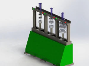 areca leaf plate making machine 3D Model