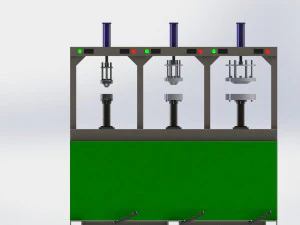 areca leaf plate making machine 3D Model