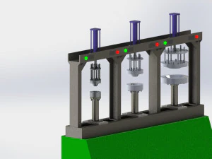 areca leaf plate making machine 3D Model