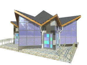 星の形で買い物をする 3Dモデル