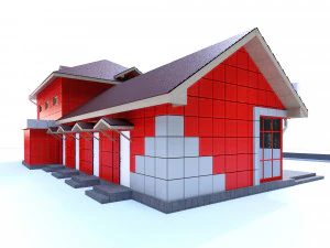 shopping center yakor 3D Model