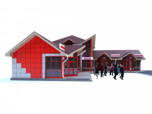 shopping center yakor 3D Model