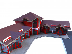 shopping center yakor 3D मॉडल