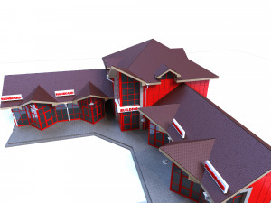 shopping center yakor 3D मॉडल