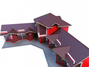 shopping center yakor 3D Model