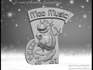 moo music 2021 3D Model