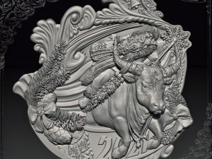 the escape from trouble 2020 new 2021 panel on the bull Modelo 3D