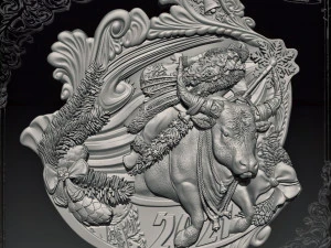 втеча від біди 2020 новий 2021 панель на бика 3D Модель