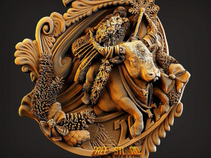 the escape from trouble 2020 new 2021 panel on the bull 3D Model