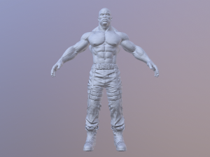 bodybuilder man Modelo 3D