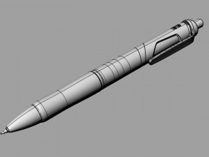 gel pen Modelo 3D