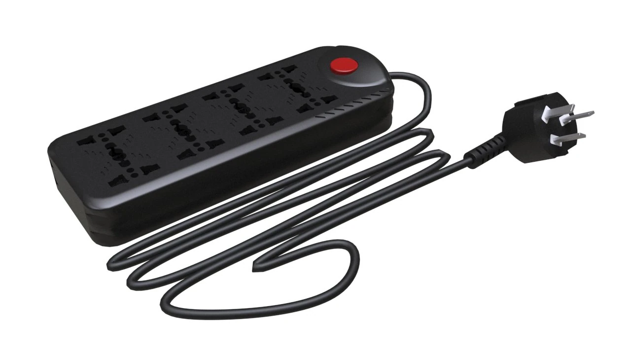 power strip 3D Model .c4d .max .obj .3ds .fbx .stl .blend 