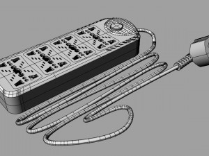 power strip 3D 모델