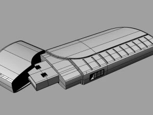 3d usb flash drive 3D Model