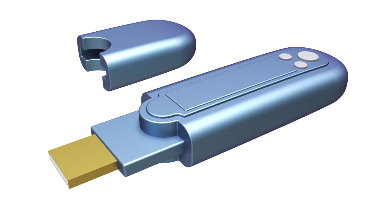 usb flash drive 3D Model .c4d .max .obj .3ds .fbx .stl .blend 