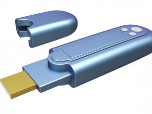 usb flash drive 3D Model