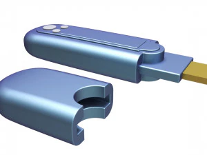 usb flash drive 3D Model