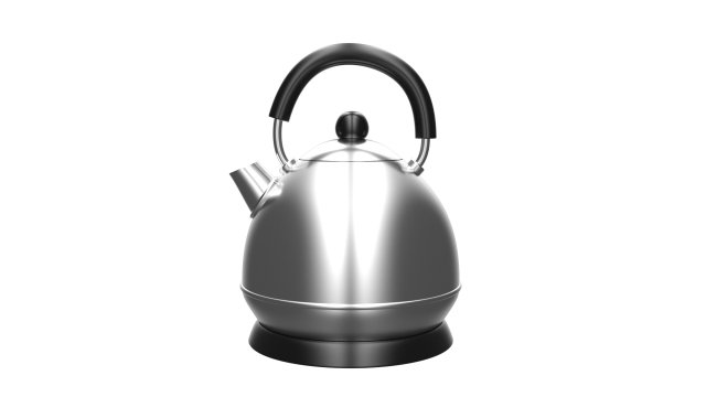 electric kettle 3D Model .c4d .max .obj .3ds .fbx .stl .blend 
