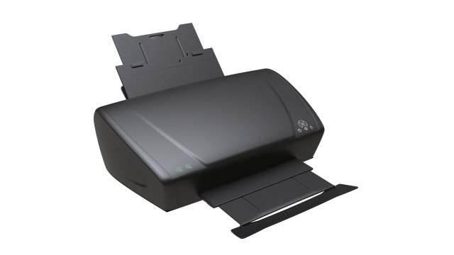printer Modelo 3D .c4d .max .obj .3ds .fbx .stl .blend 
